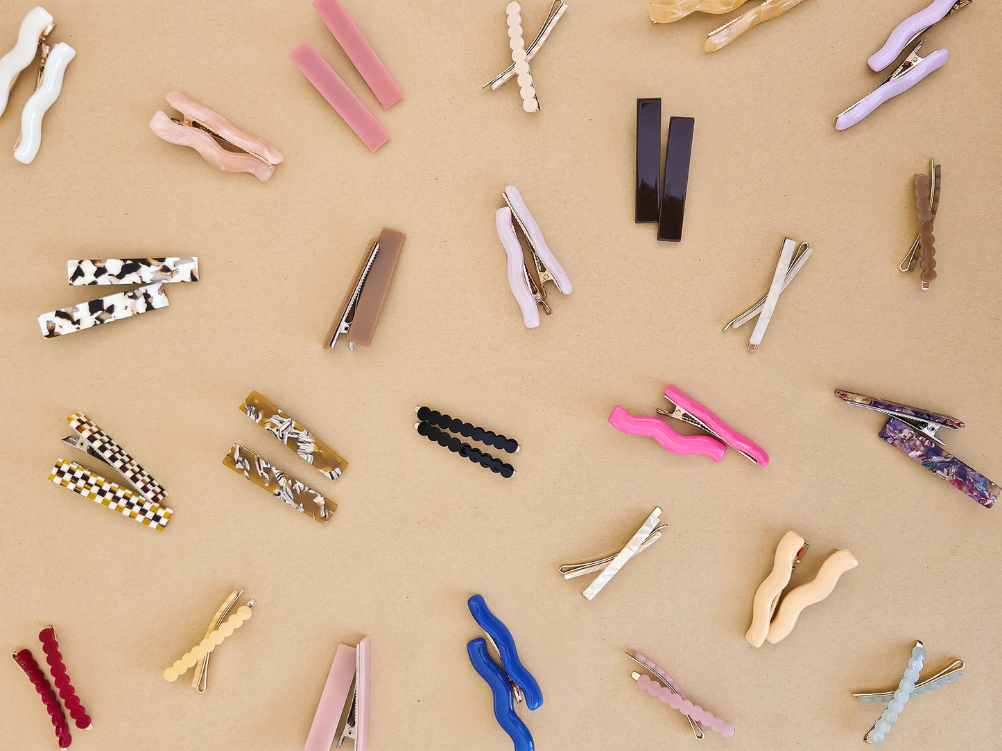 Margot Hair Clips - Swan Shell