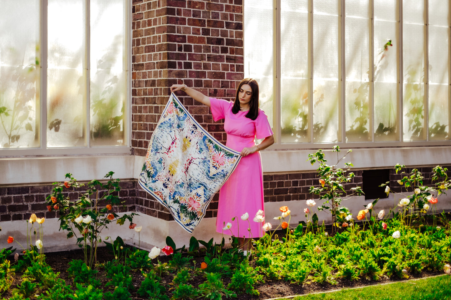Elodie Sunny Seaside Limited Edition Silk Scarf - 89x89cm | S/S 2023-24 (NZ)