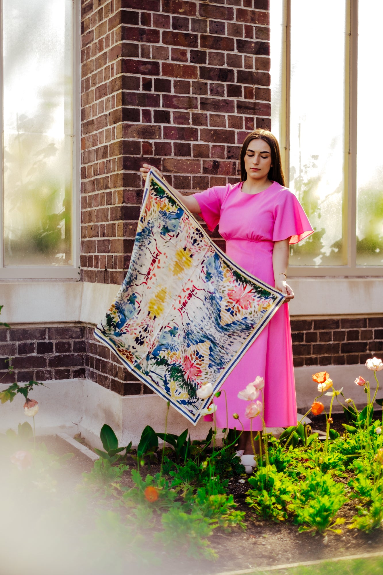Elodie Sunny Seaside Limited Edition Silk Scarf - 89x89cm | S/S 2023-24 (NZ)