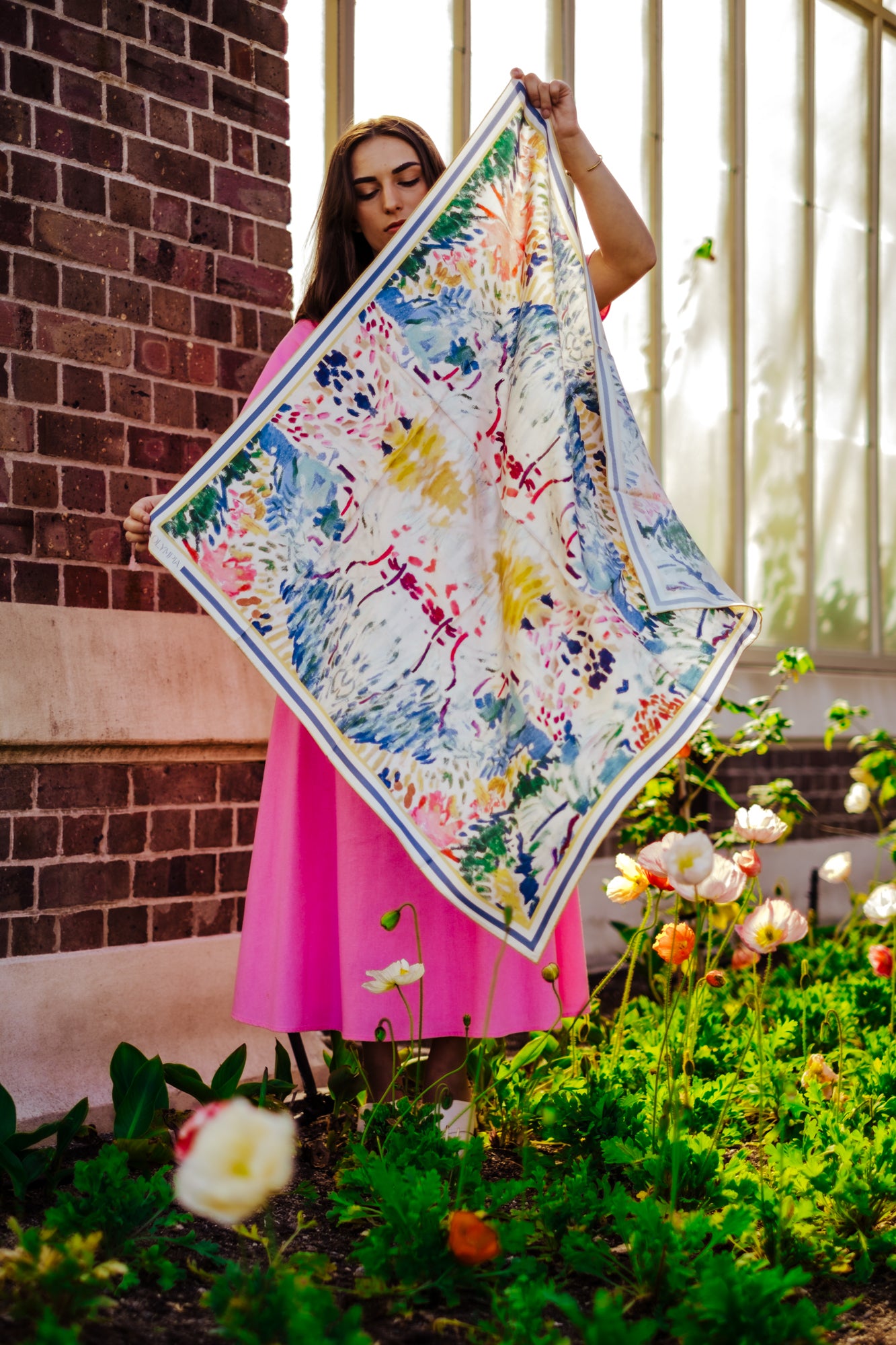 Elodie Sunny Seaside Limited Edition Silk Scarf - 89x89cm | S/S 2023-24 (NZ)
