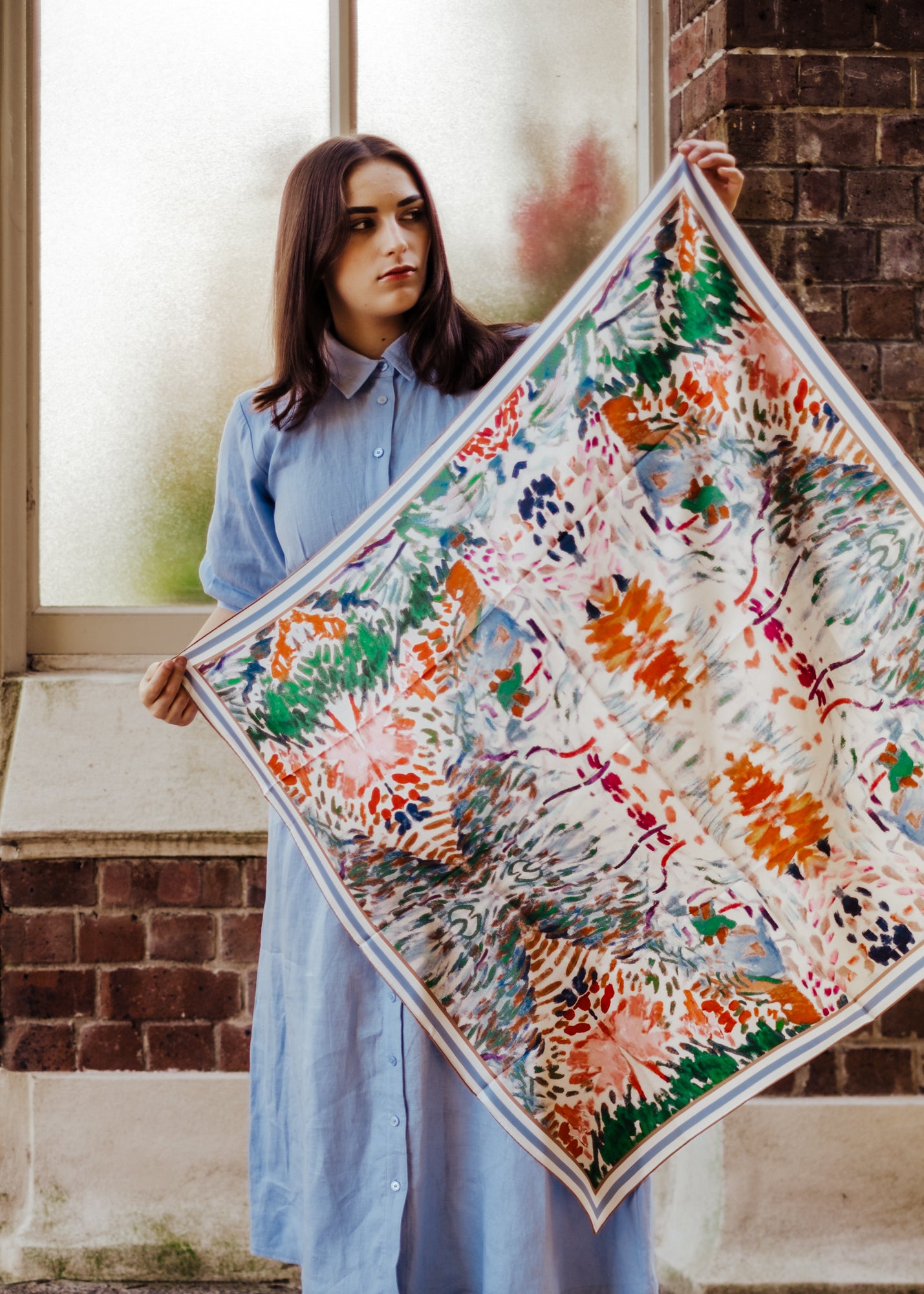 Elodie River Bank Limited Edition Silk Scarf - 89x89cm | S/S 2023-24 (NZ)
