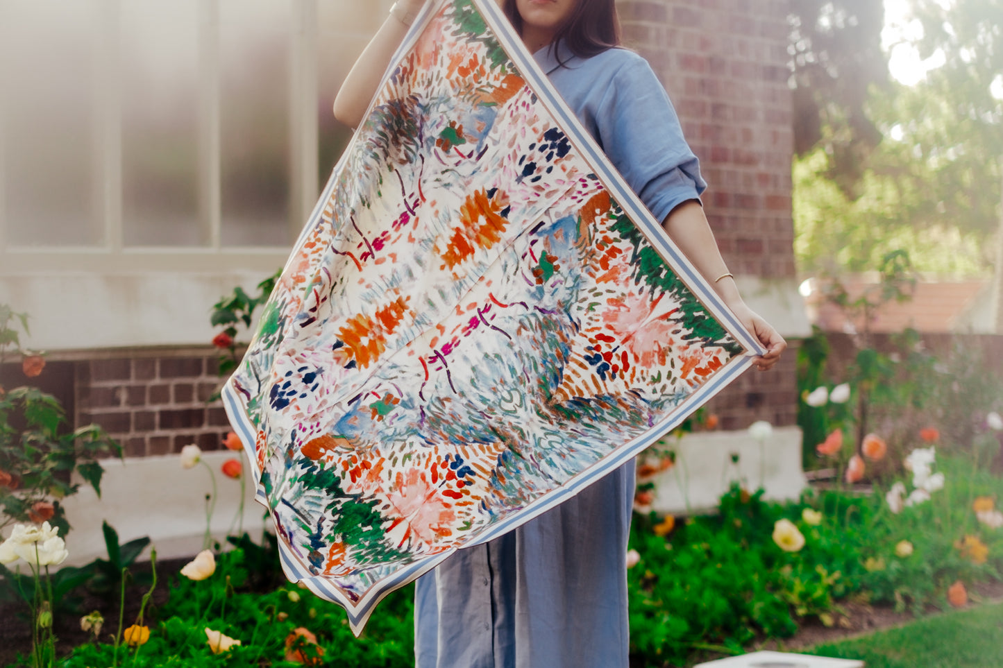 Elodie River Bank Limited Edition Silk Scarf - 89x89cm | S/S 2023-24 (NZ)