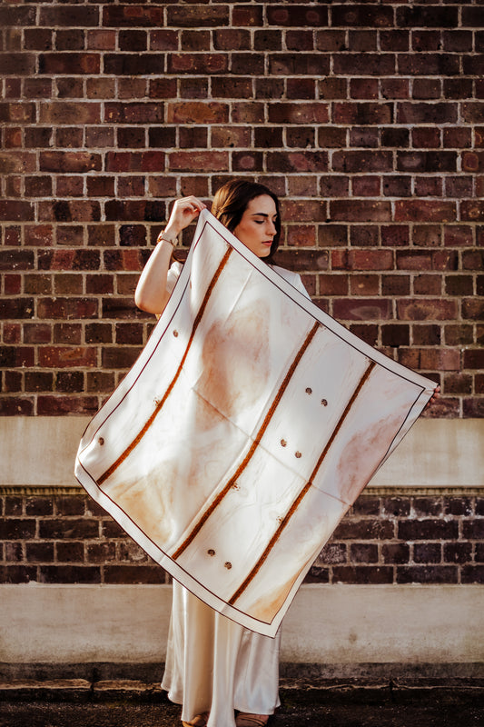 Phoebe Limited Edition Silk Scarf - 89x89cm | A/W 2023 Collection (NZ)