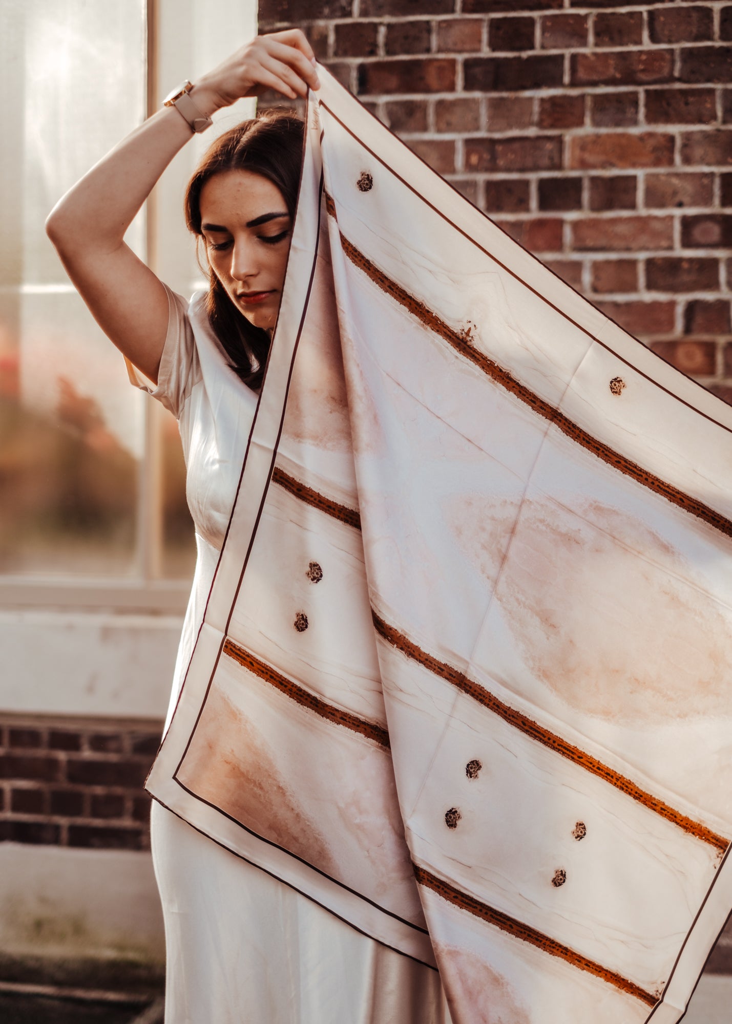 Phoebe Limited Edition Silk Scarf - 89x89cm | A/W 2023 Collection (NZ)