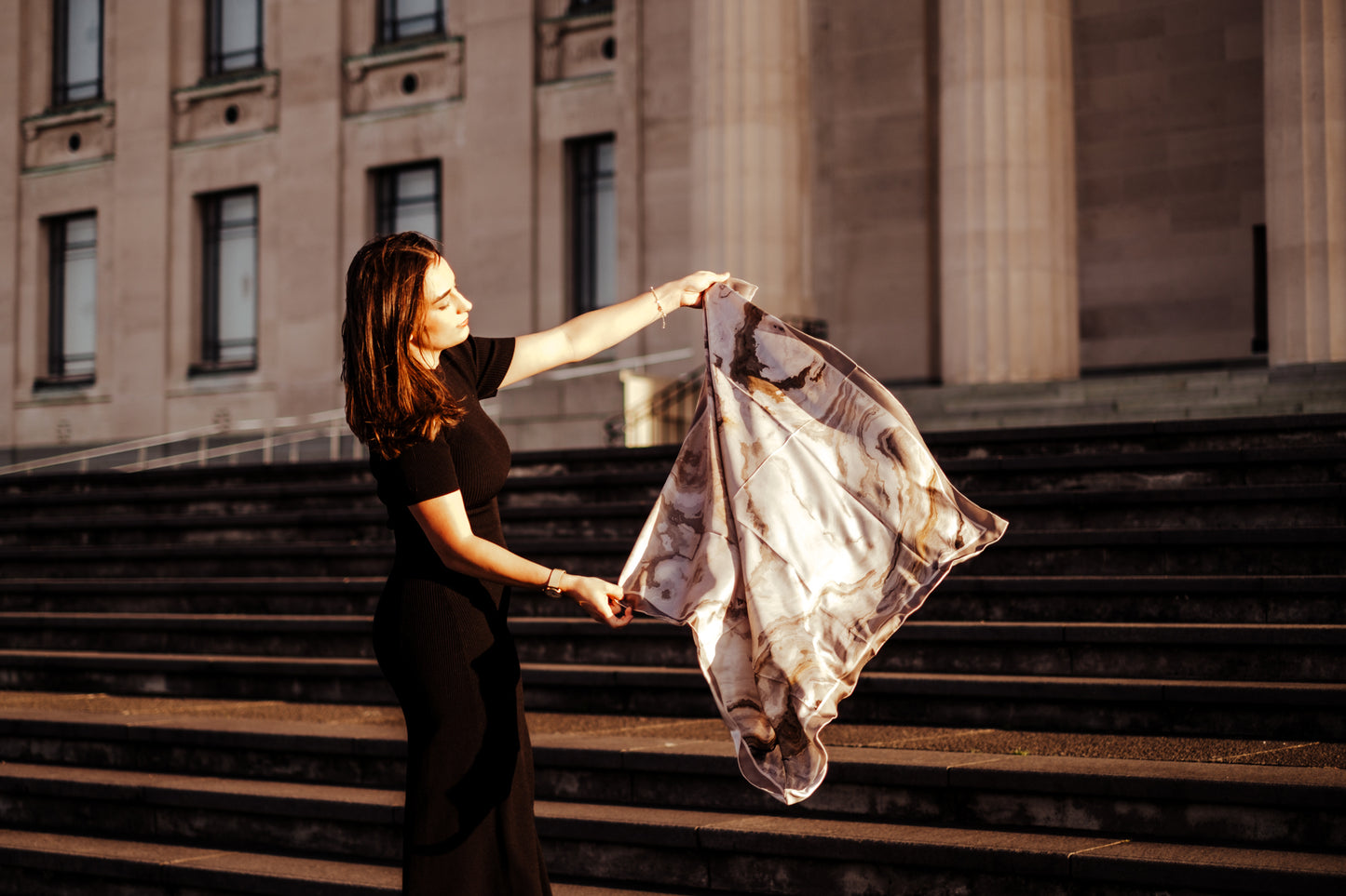 Ophelia Limited Edition Silk Scarf - 89x89cm | A/W 2023 Collection (NZ)