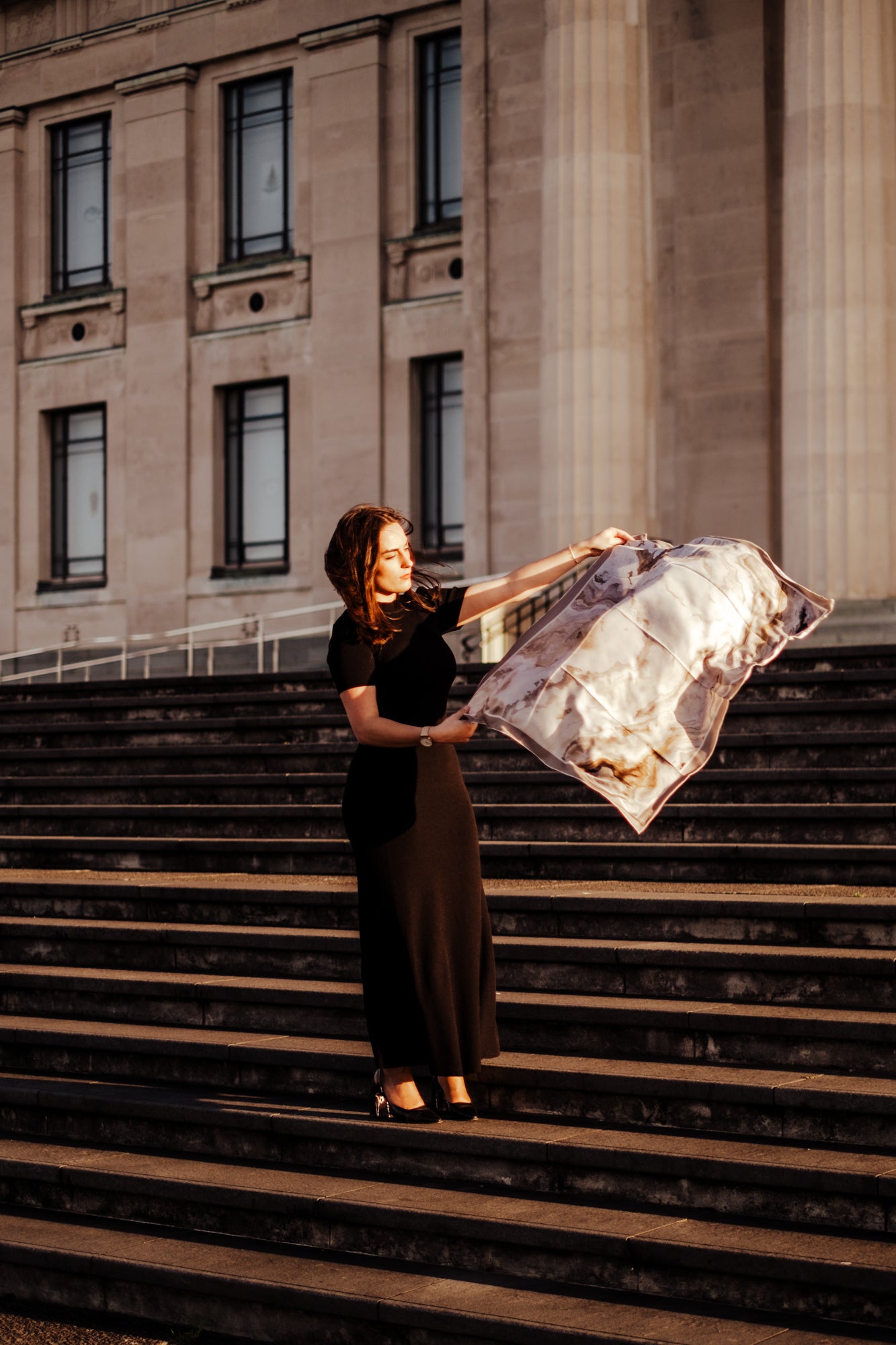Ophelia Limited Edition Silk Scarf - 89x89cm | A/W 2023 Collection (NZ)