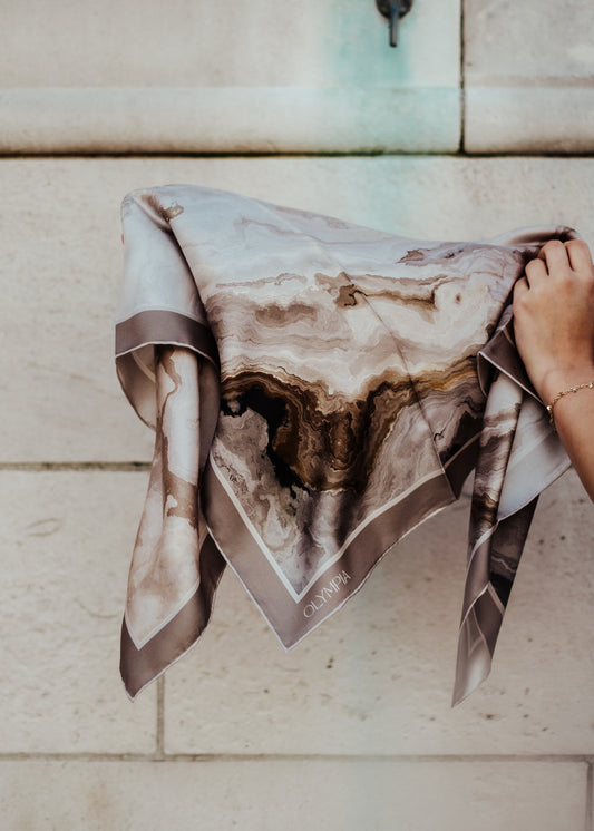 Ophelia Limited Edition Silk Scarf - 89x89cm | A/W 2023 Collection (NZ)
