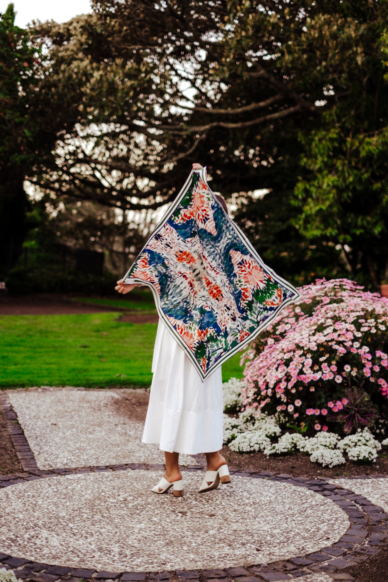 Elodie Coral Reef Limited Edition Silk Scarf - 89x89cm | S/S 2023-24 (NZ)