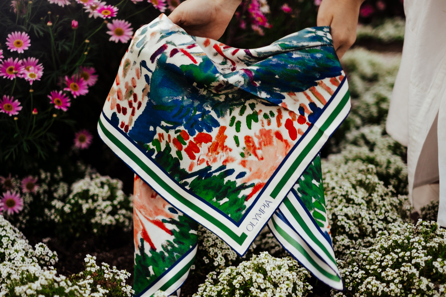 Elodie Coral Reef Limited Edition Silk Scarf - 89x89cm | S/S 2023-24 (NZ)
