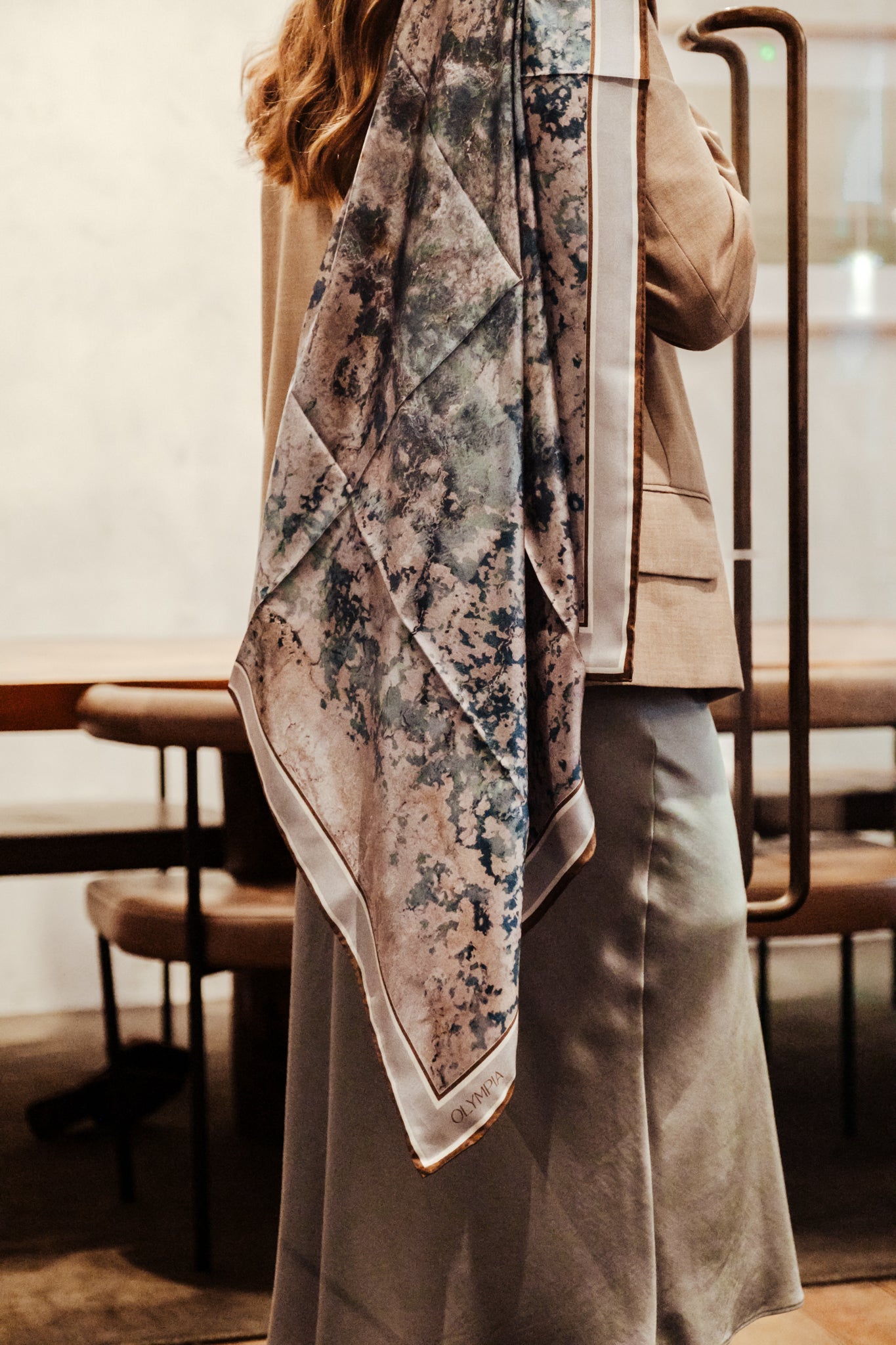 Delta Limited Edition Silk Scarf - 89x89cm | A/W 2024 Collection (NZ)