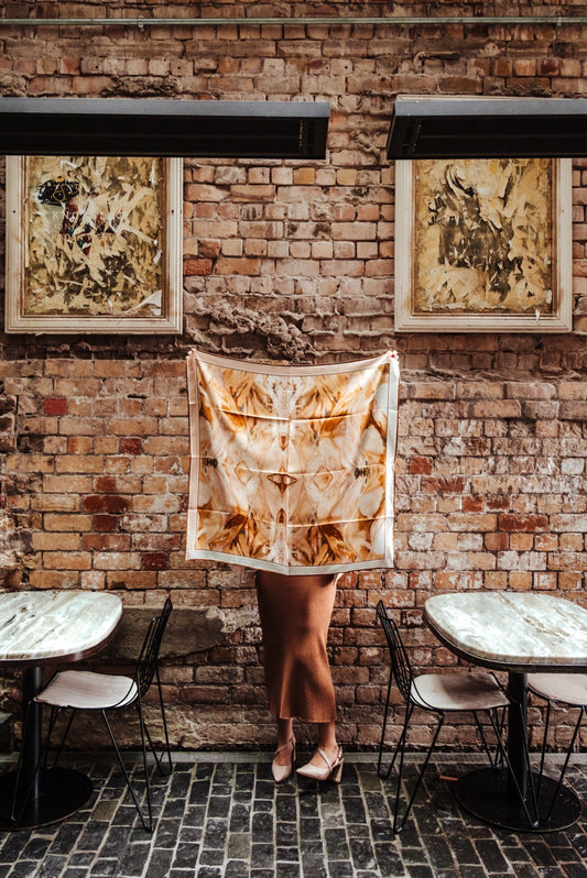 Sienna Limited Edition Scarf - 89x89cm Silk Twill | S/S 2024-25 Collection (NZ)
