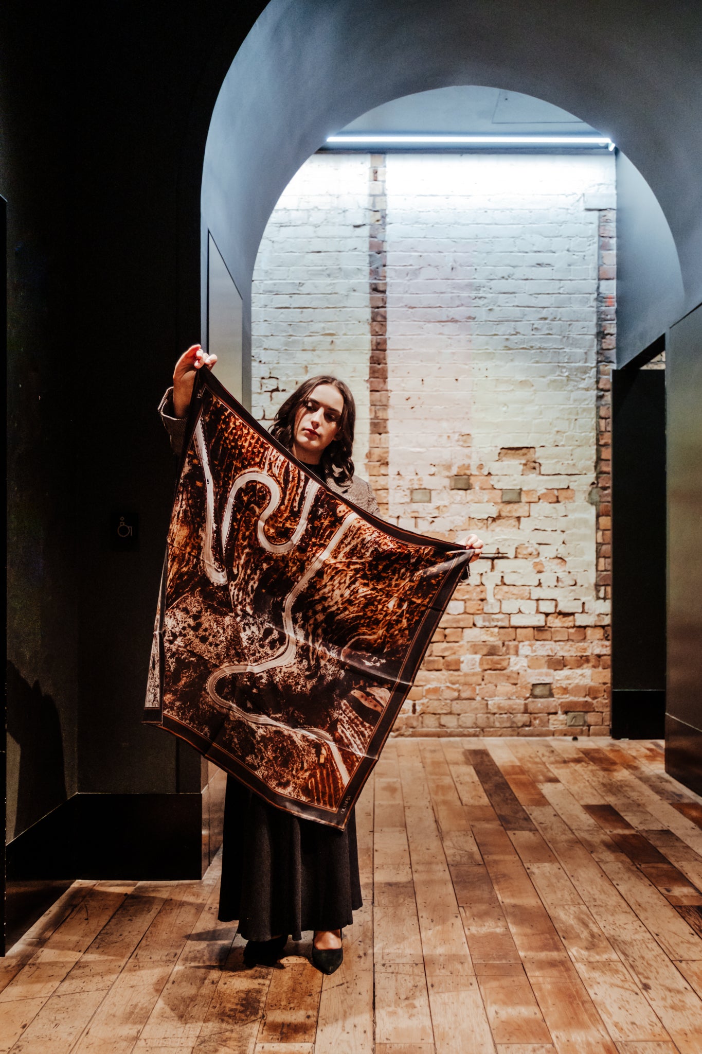 Inez Limited Edition Silk Scarf - 89x89cm | A/W 2024 Collection (NZ)