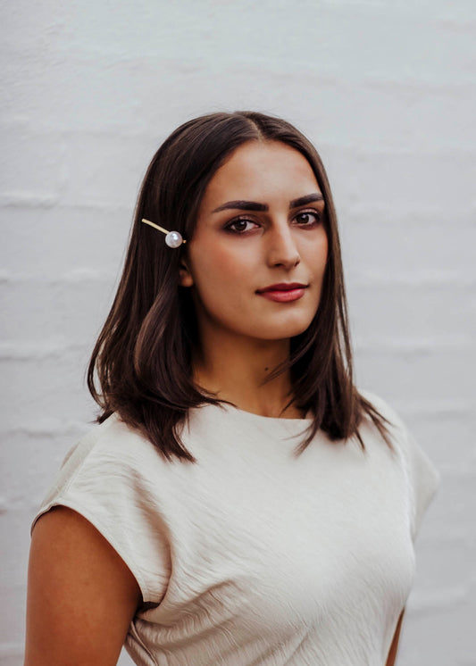 Orla Pearl Hair Clips - Medium