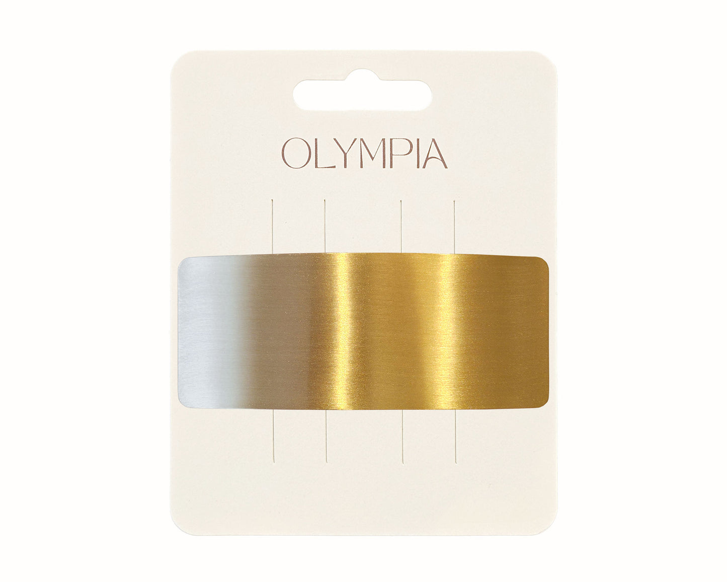 Aria Barrette Clip - Brushed Gold