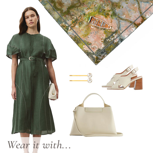 Atlanta Scarf - 89x89cm Silk Twill - Limited Edition (NZ)