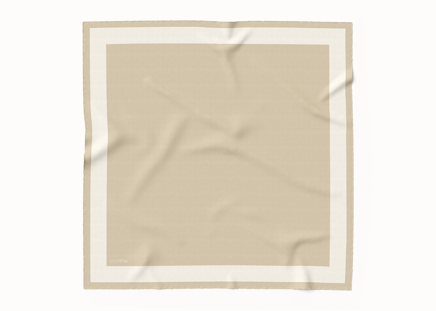 Imelda Oat/Half Ricecake Scarf - 89x89cm Silk Twill - Imperfect