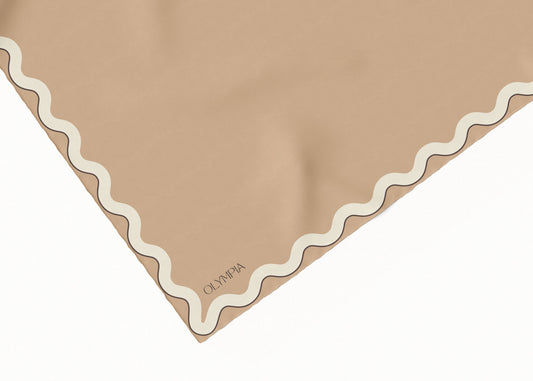 Sophie Camel Scarf - 89x89cm Silk Twill