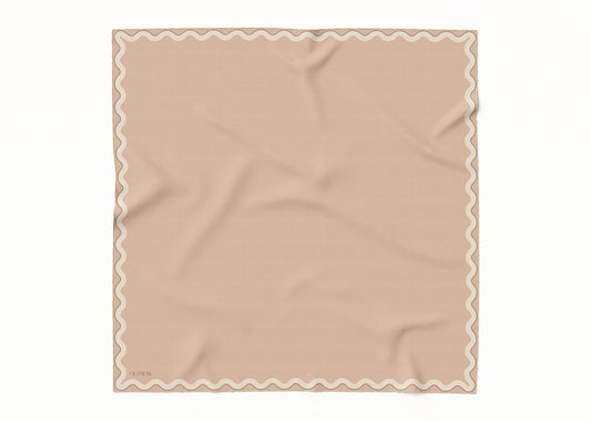 Sophie Peach Puff v2 Scarf - 89x89cm Silk Twill
