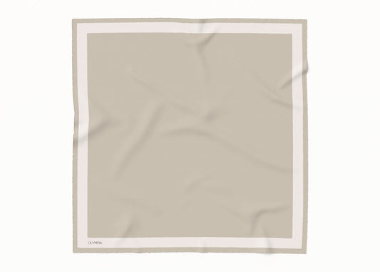 Dimity Feather Scarf - 89x89cm Silk Twill