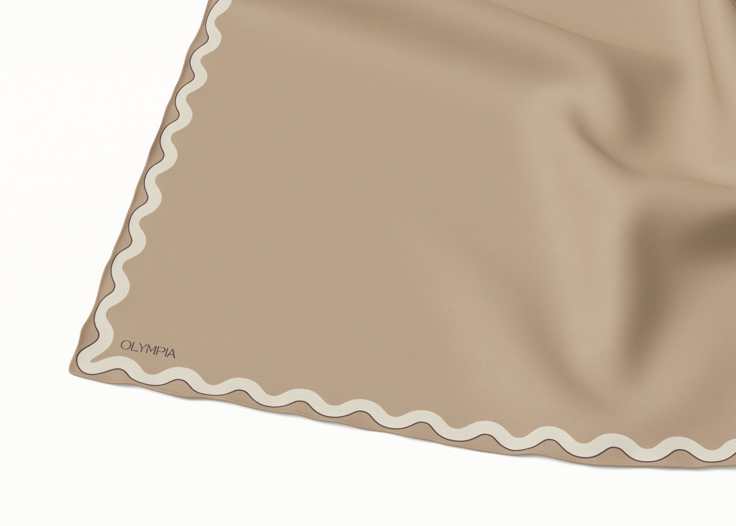 Sophie Oakwood Scarf - 89x89cm Silk Twill - Imperfect