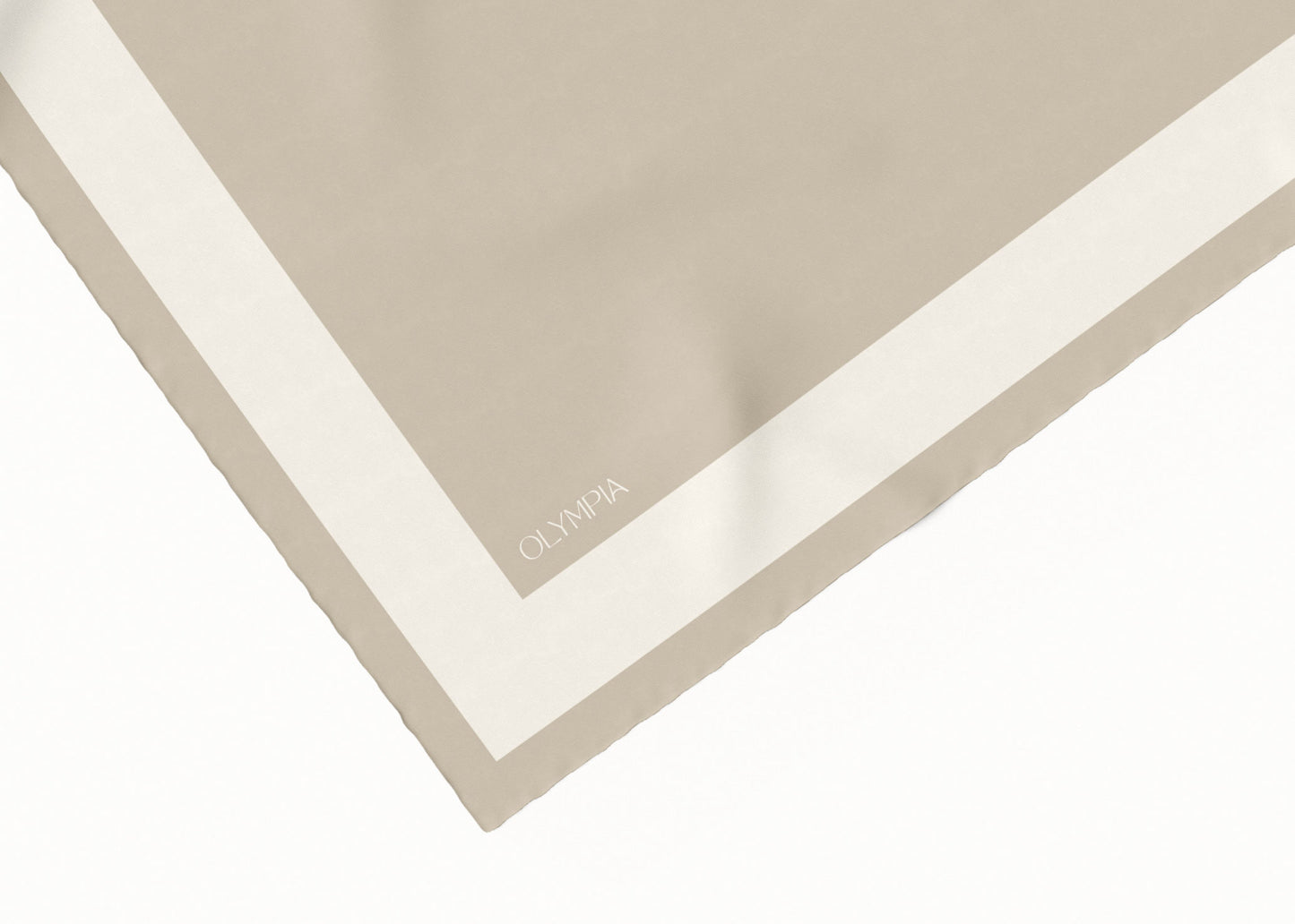 Imelda Pussywillow/Half Ricecake Scarf - 89x89cm Silk Twill