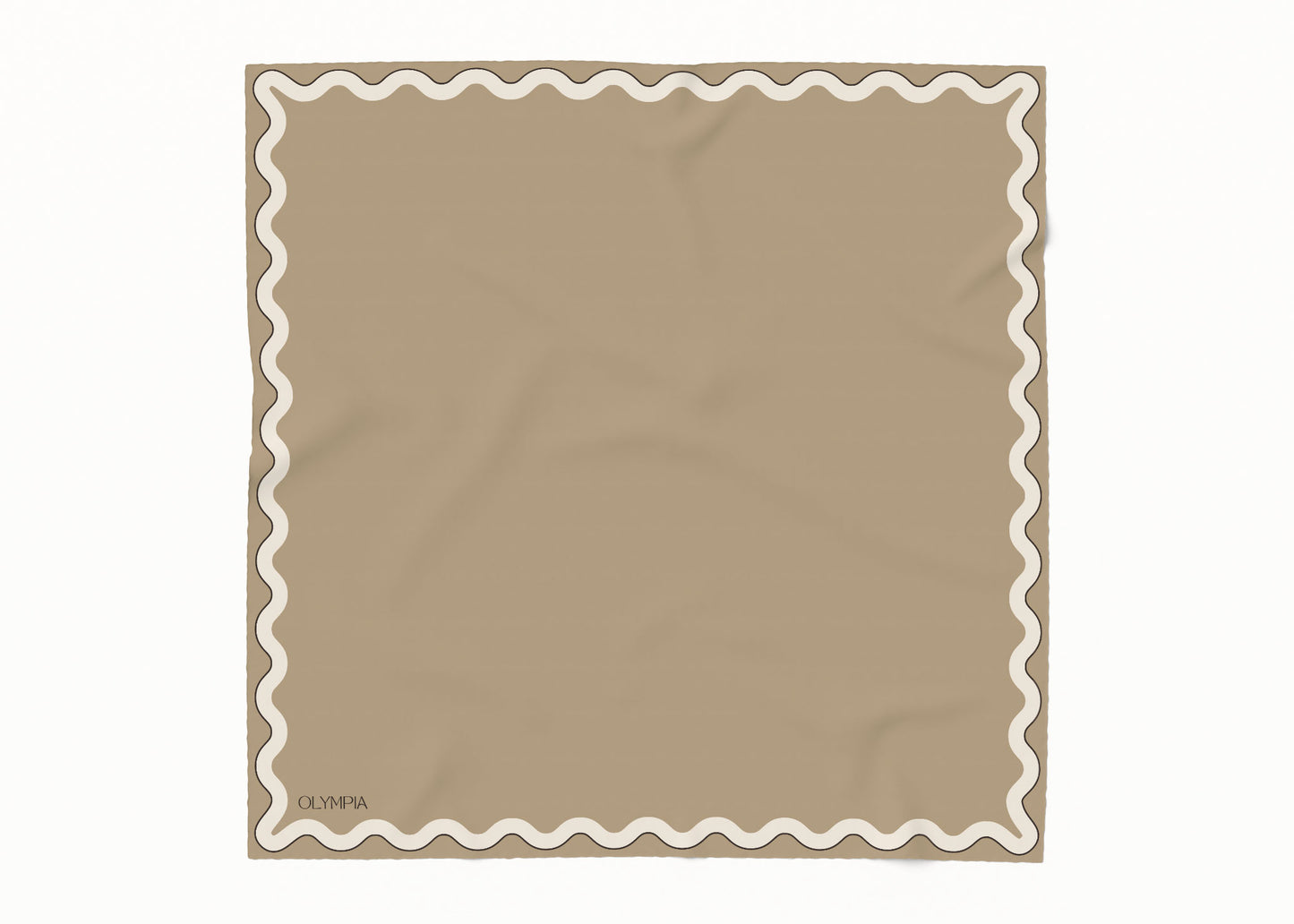 Sophie Travertine Silk Cotton Scarf - 54x54cm