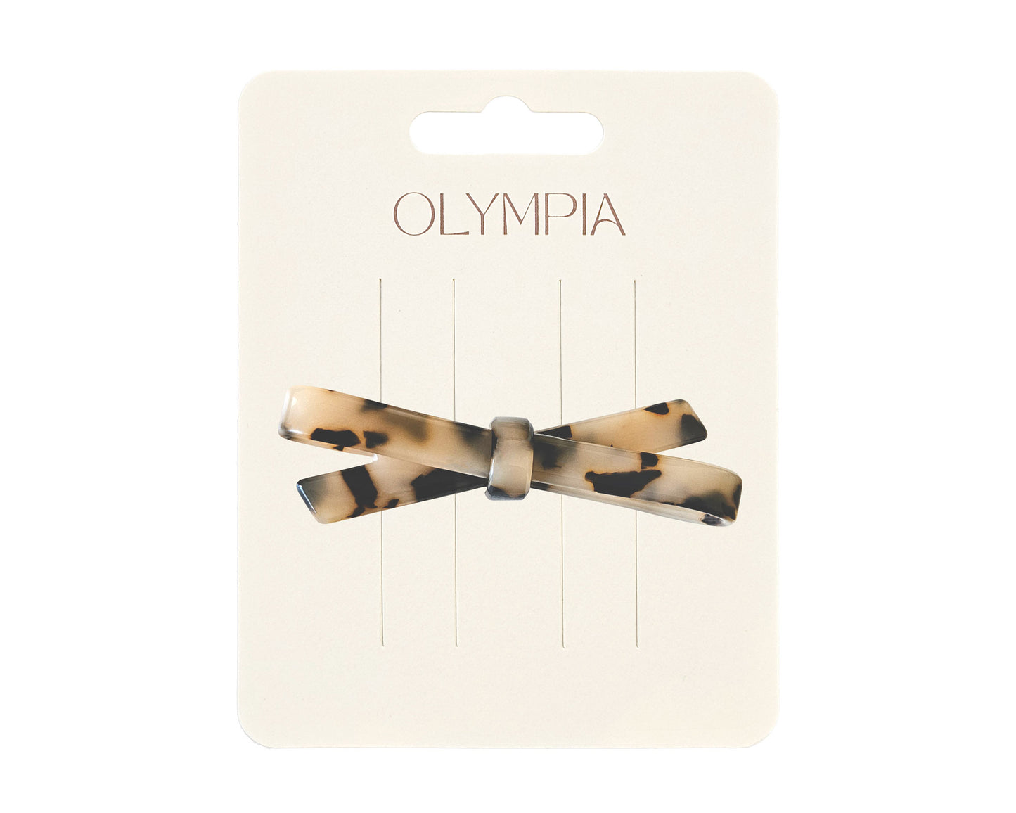 Bella Hair Clip - Beige/Black Tort - Imperfect