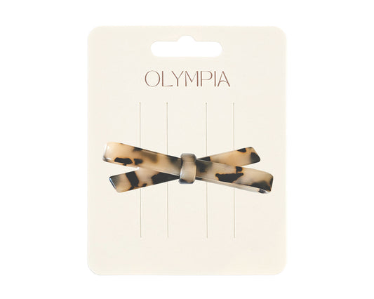 Bella Hair Clip - Beige/Black Tort - Imperfect