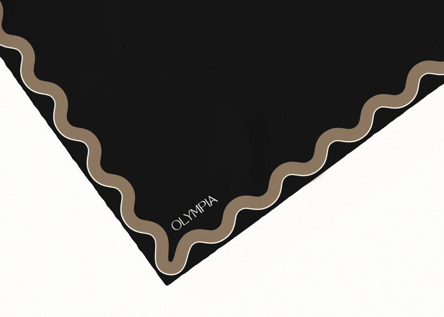 Sophie Ebony/Bronze Silk Cotton Scarf - 64x64cm