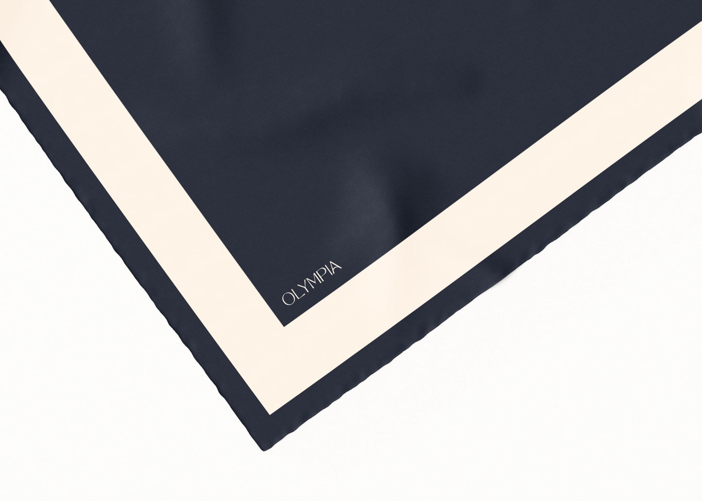 Imelda Galaxy/Coconut Milk Scarf - 89x89cm Silk Twill