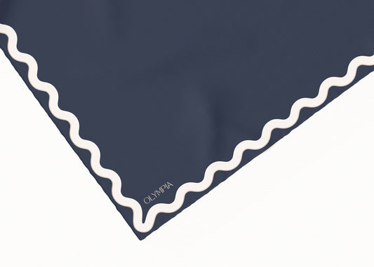 Sophie Inkwell/Dove Scarf - 89x89cm Silk Twill