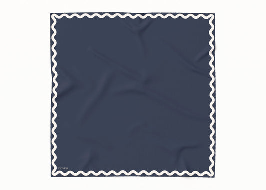 Sophie Inkwell/Dove Scarf - 89x89cm Silk Twill