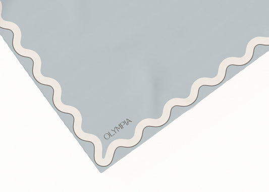 Sophie Pastel Sky Silk Cotton Scarf - 64x64cm