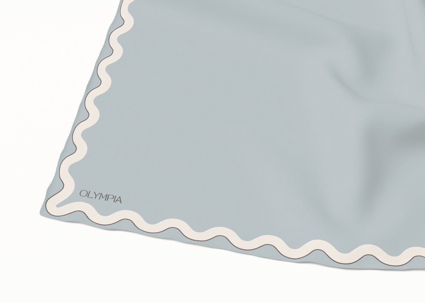 Sophie Pastel Sky Silk Cotton Scarf - 64x64cm