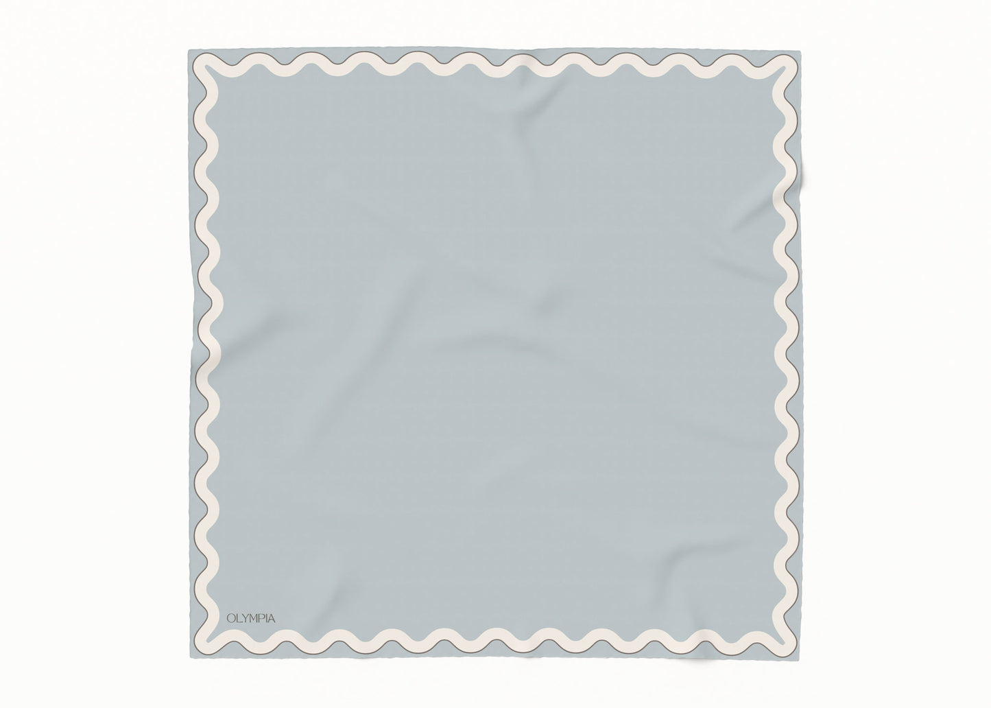 Sophie Pastel Sky Silk Cotton Scarf - 64x64cm