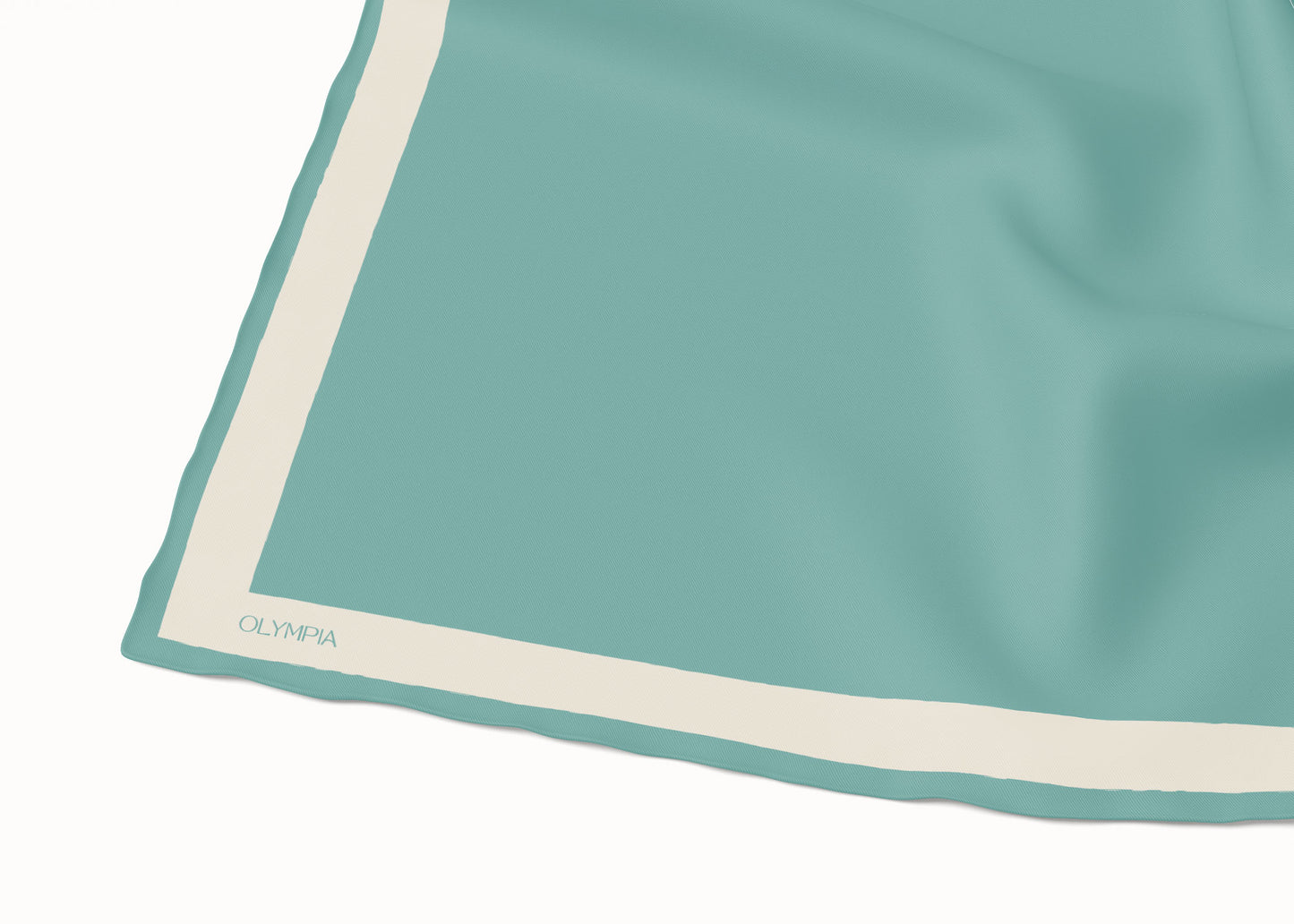 Dimity Lagoon v2 Silk Scarf - 89x89cm