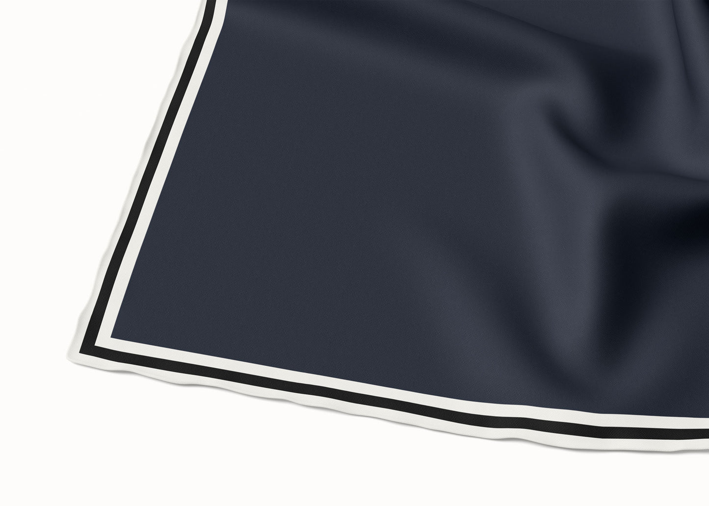 Grace Galaxy/Antique White/Coal Silk Scarf - 89x89cm