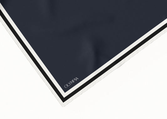 Grace Galaxy/Antique White/Coal Silk Scarf - 89x89cm