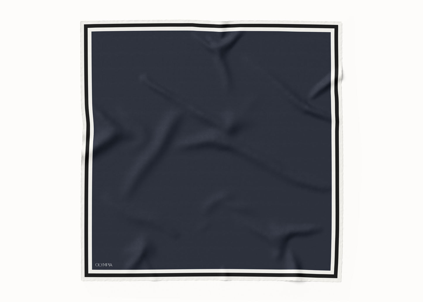 Grace Galaxy/Antique White/Coal Silk Scarf - 89x89cm