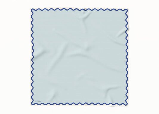Etta Sea Breeze Scarf - 89x89cm Silk Twill
