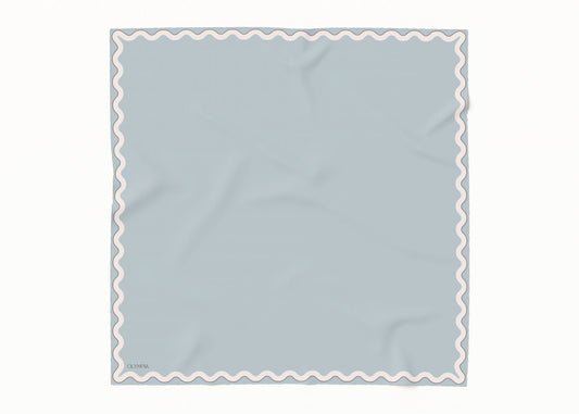 Sophie Pastel Sky Scarf - 89x89cm Silk Twill