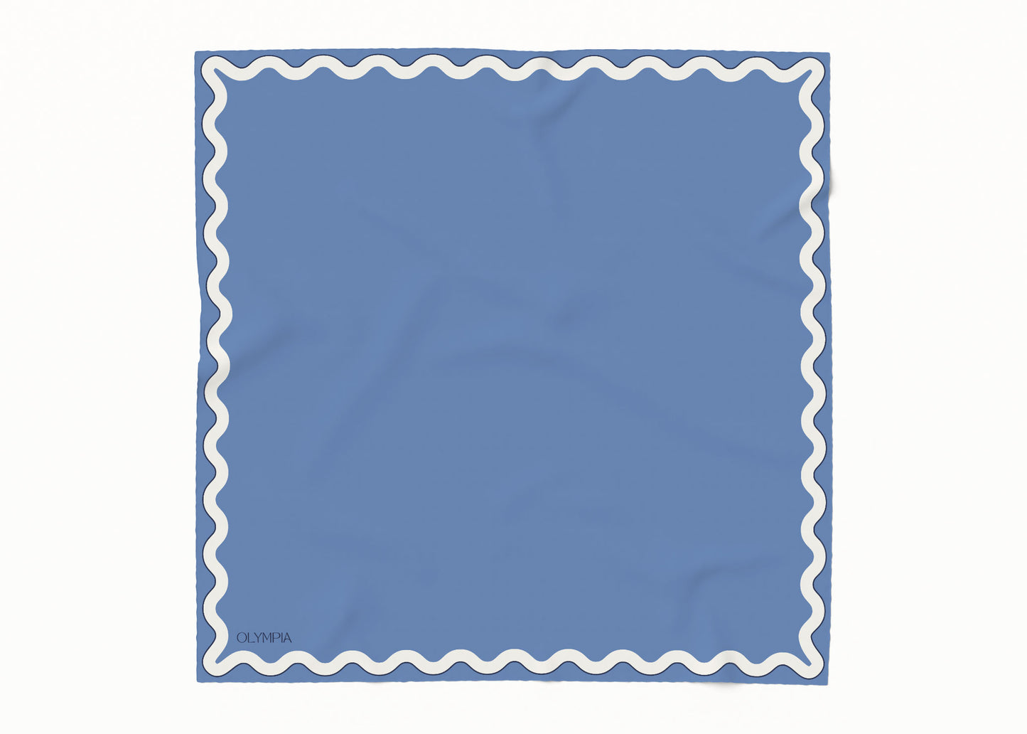 Sophie Granada Sky Scarf - 54x54cm Silk Cotton