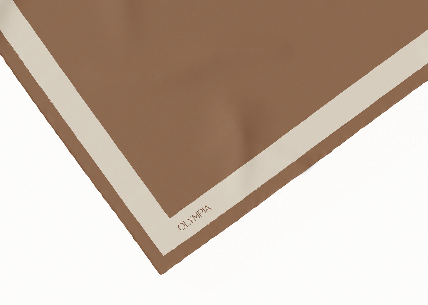 Dimity Tan Scarf - 89x89cm Silk Twill
