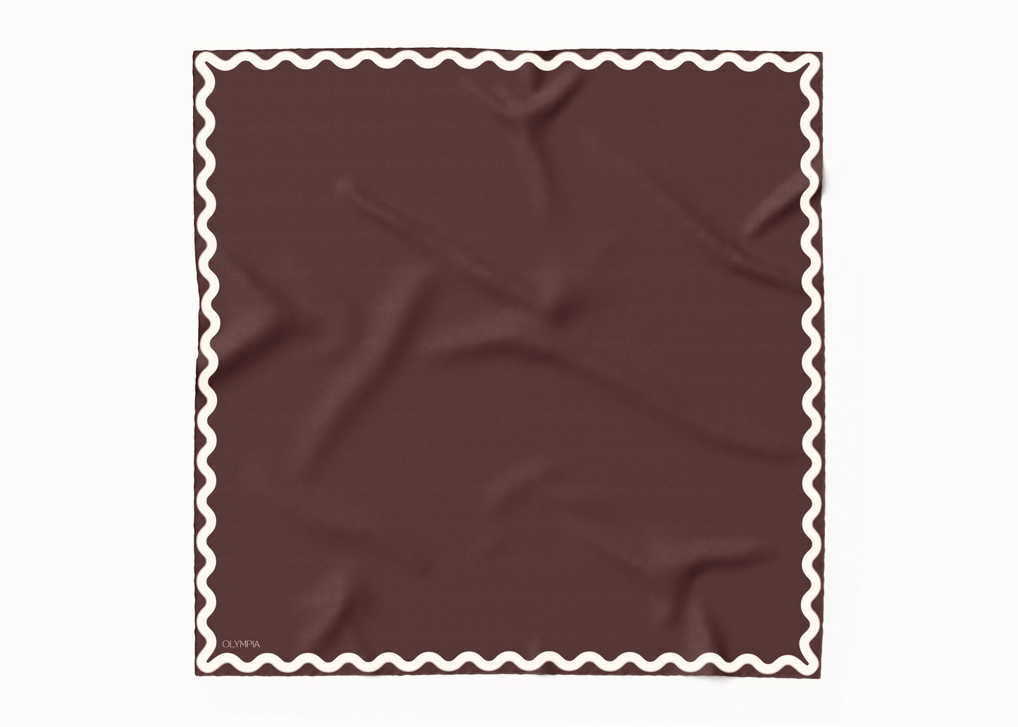 Sophie Plum Truffle Scarf - 89x89cm Silk Twill - Imperfect