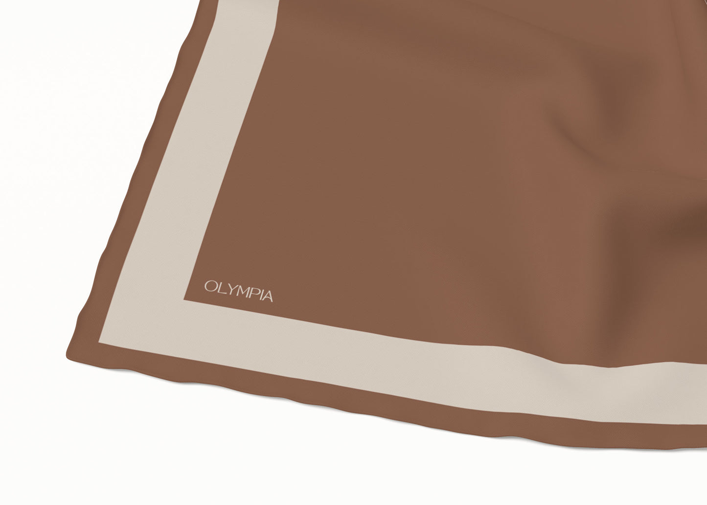 Imelda Tan/Sand Silk Cotton Scarf - 64x64cm