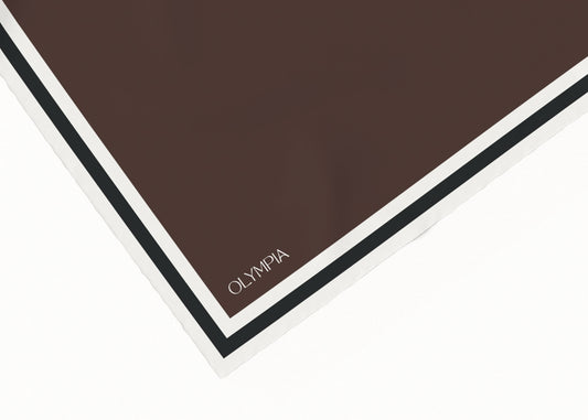 Grace Cocoa/Snow/Coal Silk Cotton Scarf - 64x64cm
