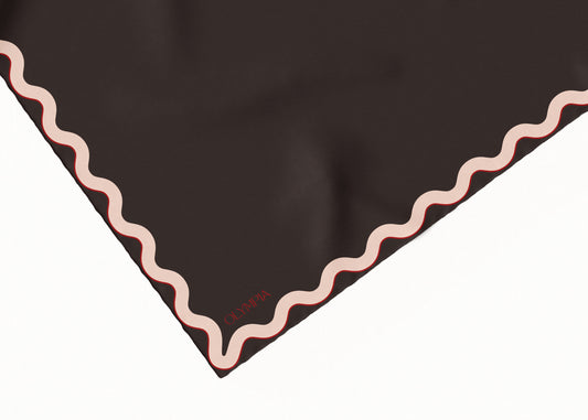 Sophie Cherry Ripe Silk Scarf - 89x89cm