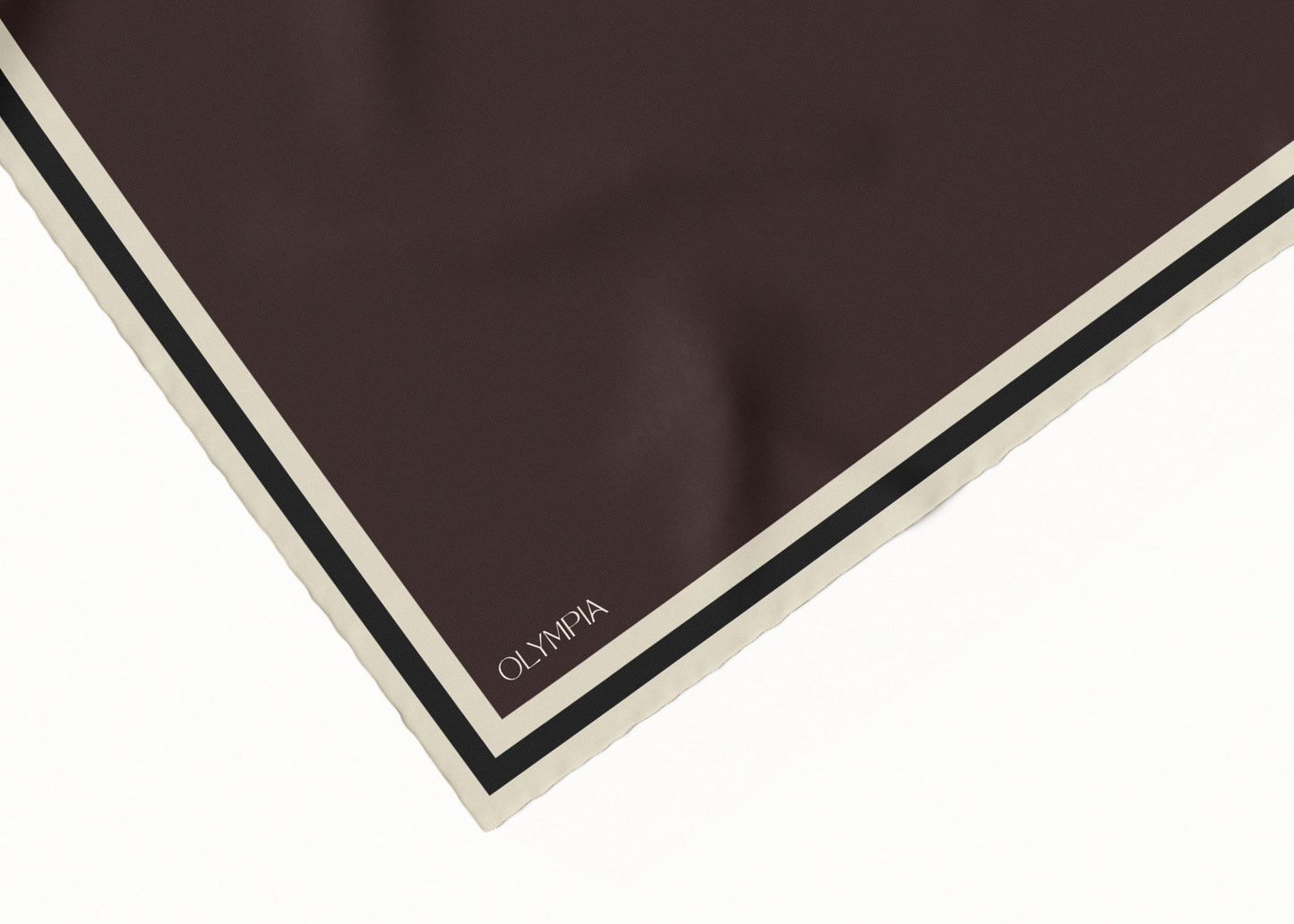Grace Molé/Linen/Nero Silk Scarf - 89x89cm