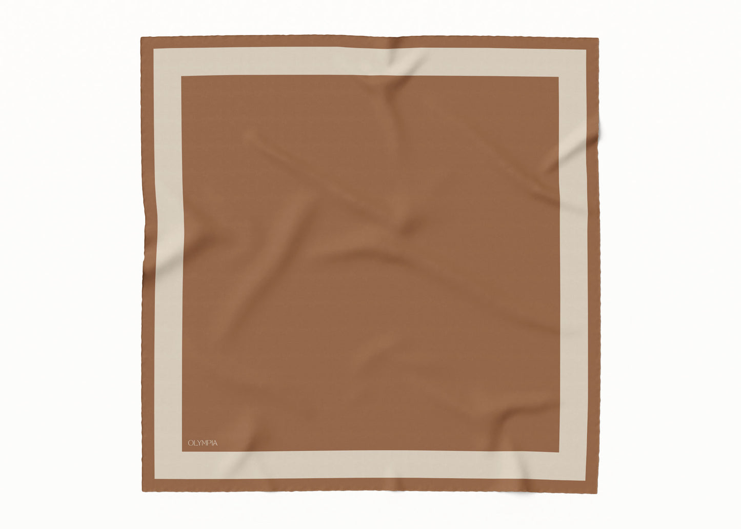Imelda Tan/Sand Scarf - 89x89cm Silk Twill