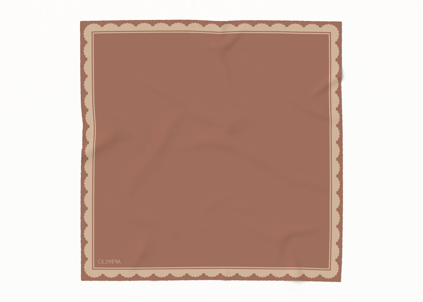 Florence Soft Clove Silk Cotton Scarf - 54x54cm